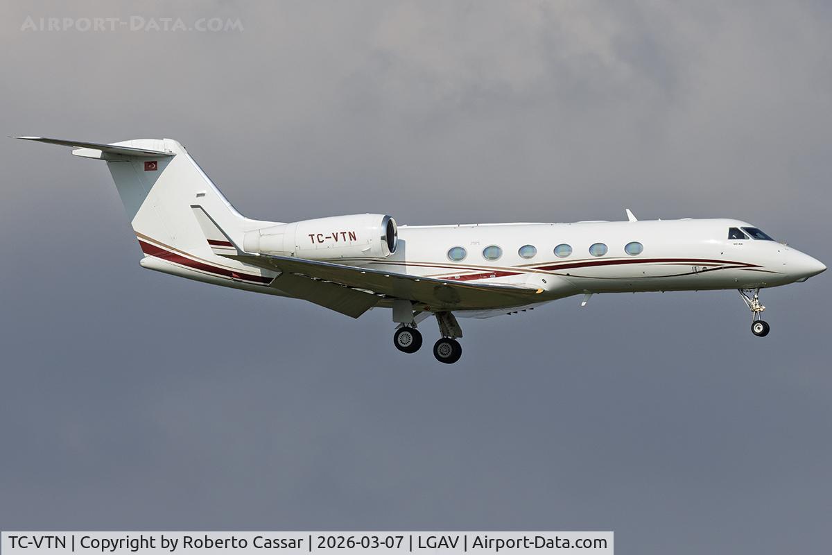 TC-VTN, 2011 Gulfstream Aerospace G450 C/N 4239, Athens Airport
