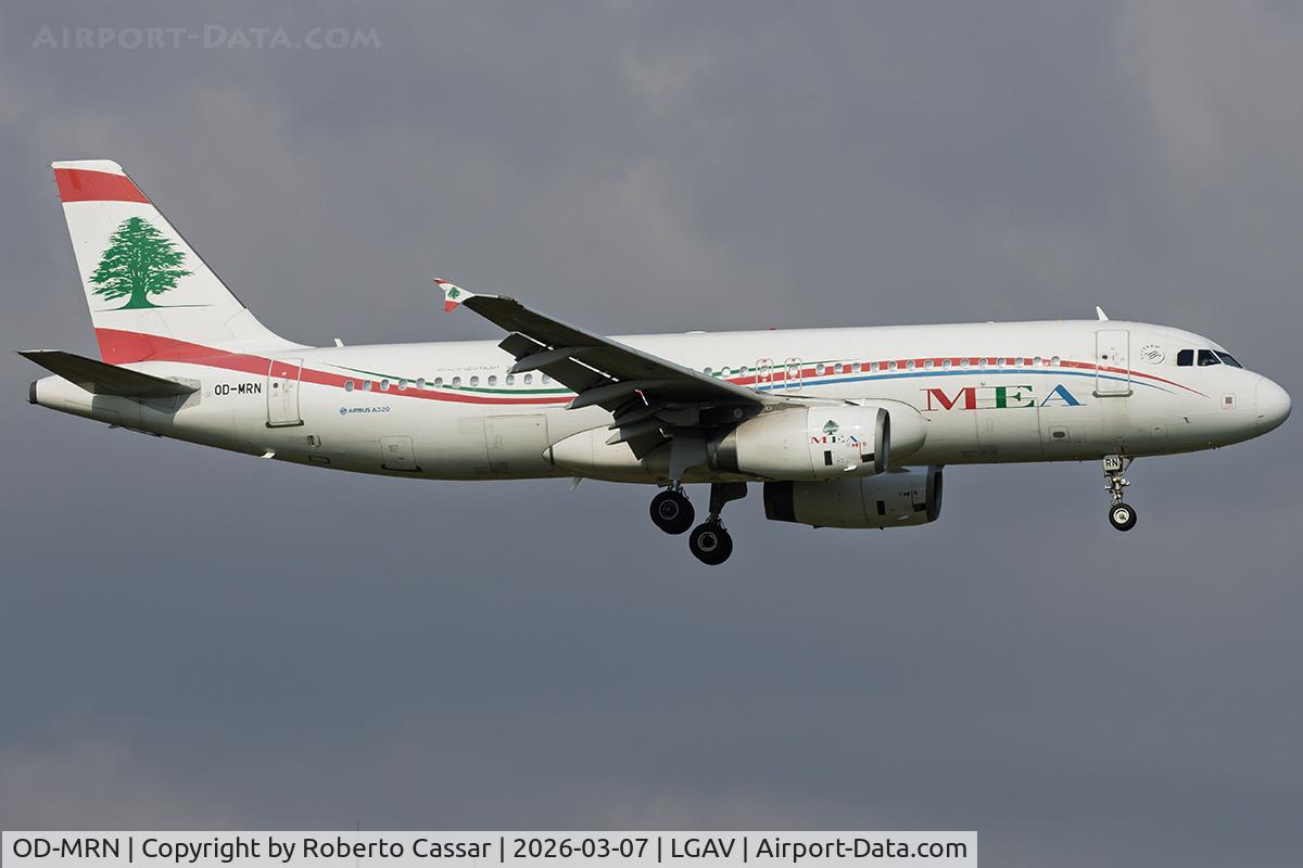 OD-MRN, 2010 Airbus A320-232 C/N 4339, Athens Airport