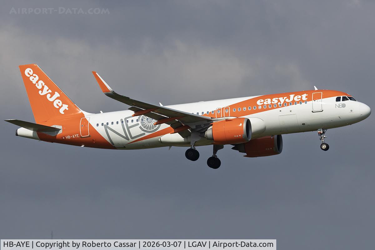 HB-AYE, 2021 Airbus A320-251N C/N 10114, Athens Airport