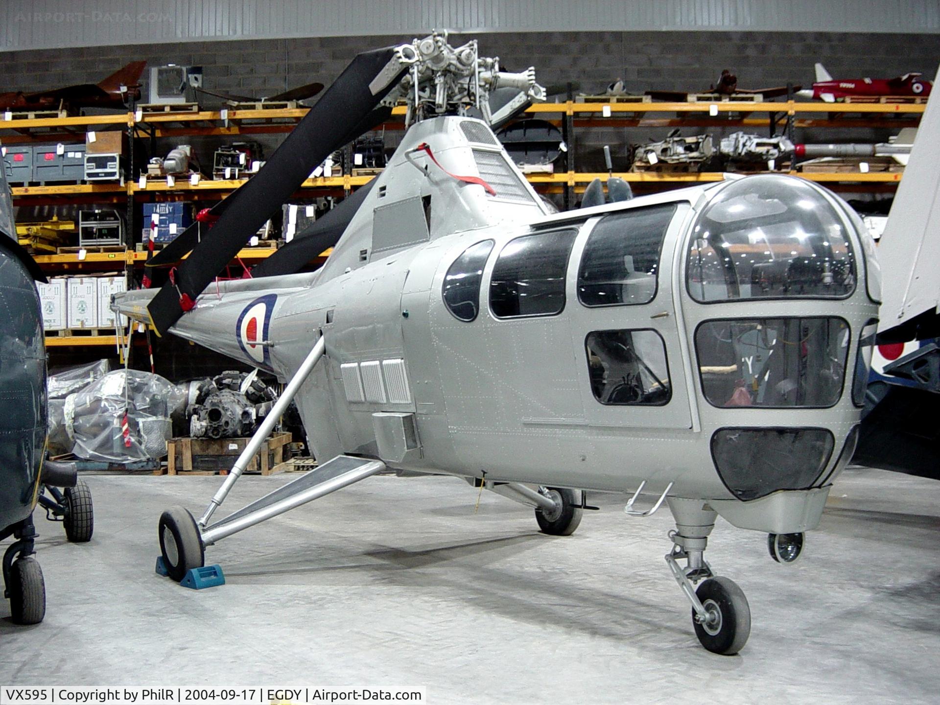 VX595, Westland Dragonfly HR.1 C/N WA/H/008, VX595 Westland Dragonfly HR5 RN FAA Museum Yeovilton 

