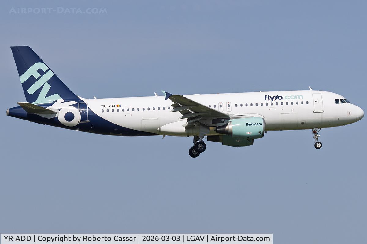 YR-ADD, 2011 Airbus A320-214 C/N 4681, Athens Airport