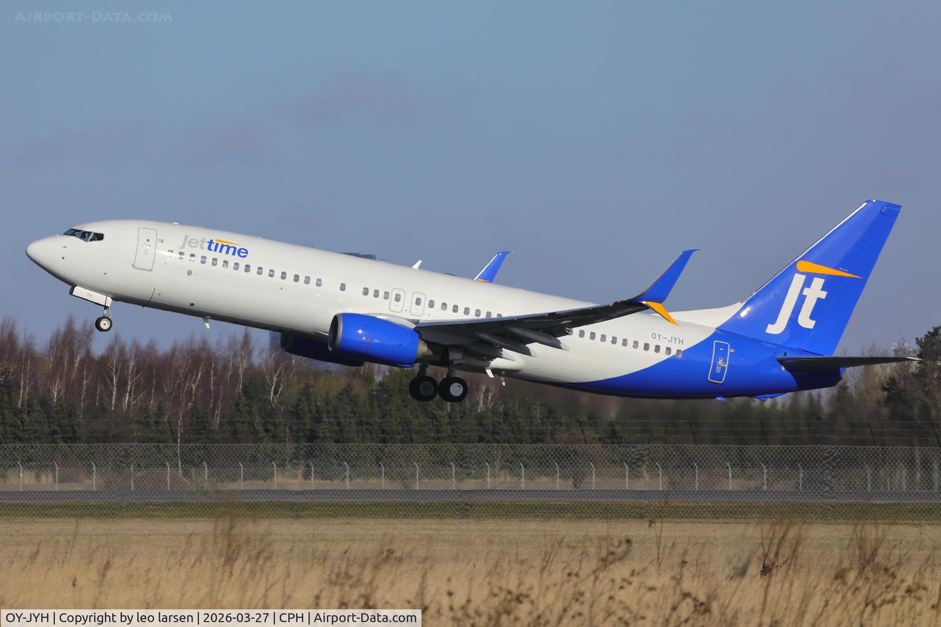 OY-JYH, 2014 Boeing B737-8JP C/N 36029, C openhagen 27.3.2026
