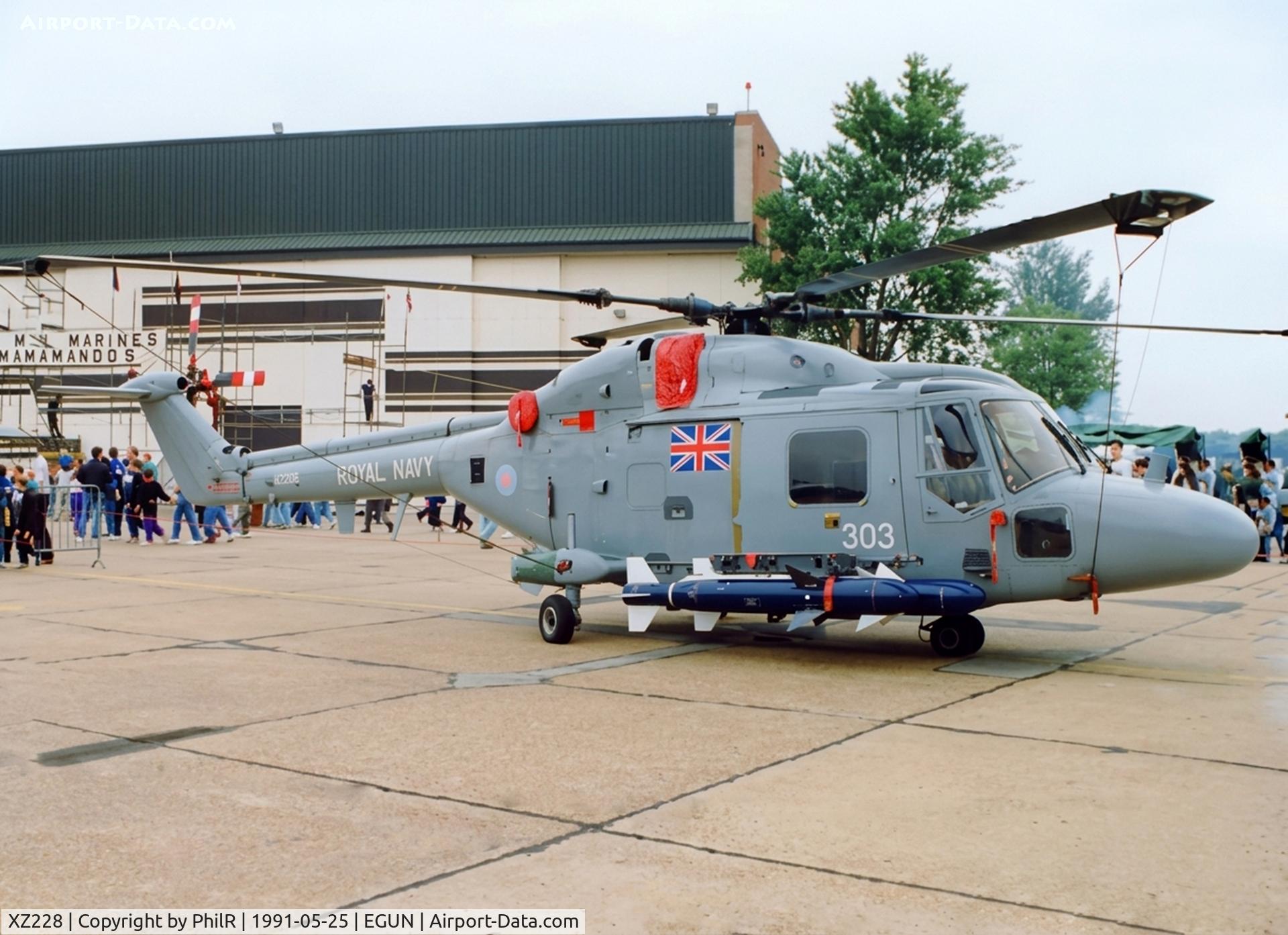 XZ228, 1976 Westland Lynx HAS.3GM C/N 002, XZ228 1976 Westland Lynx HAS.3GMS RN Mildenhall 
