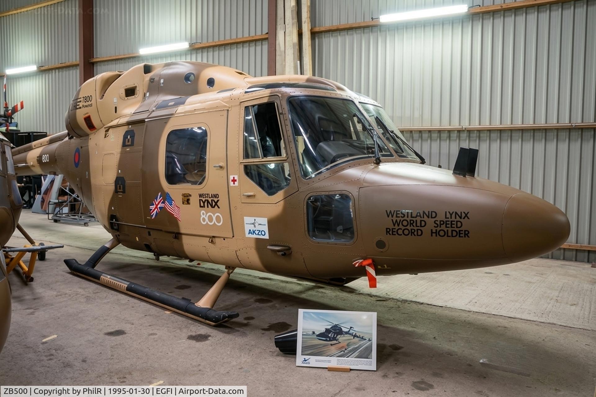ZB500, Westland Lynx 800 C/N 102, ZB500 (G-LYNX) 1979 Westland Lynx 800 Westland IHM Weston 
