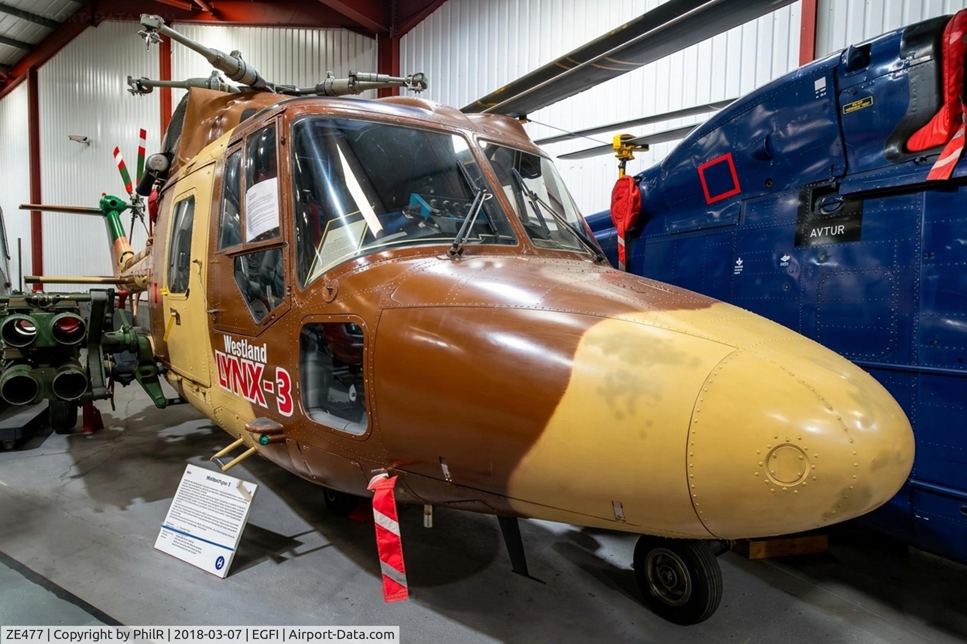 ZE477, 1984 Westland Lynx HAS.3 C/N 310/001P, ZE477 1984 Westland Lynx 3 Helicopter Museum 
