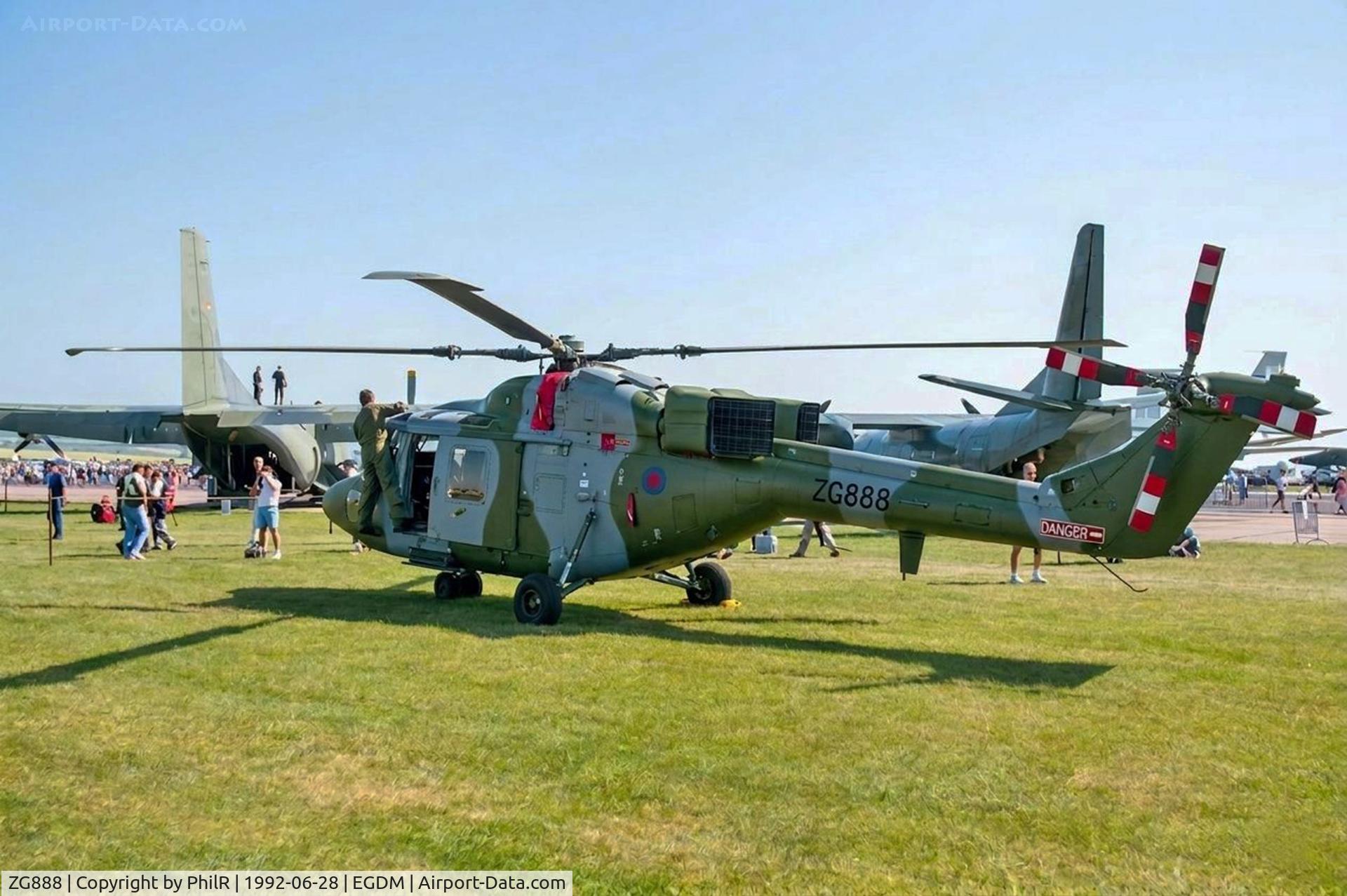 ZG888, 1991 Westland Lynx AH.9A C/N 351, ZG888 1991 Westland Lynx AH9A AAC IAT Boscombe Down 
