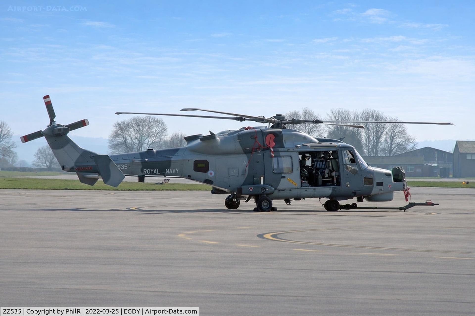 ZZ529, AgustaWestland AW-159 Wildcat HMA.2 C/N 536, ZZ535 Agusta Westland Wildcat HMA2 RNAS Yeovilton 
