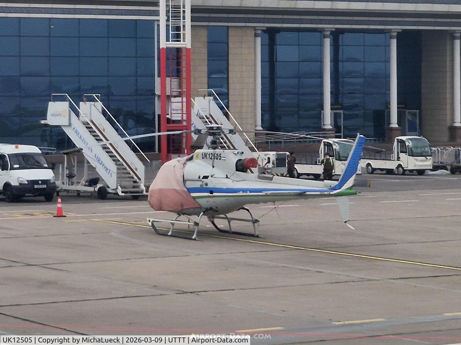 UK12505, Airbus Helicopters H125 (AS350B) C/N 8979, At Tashkent