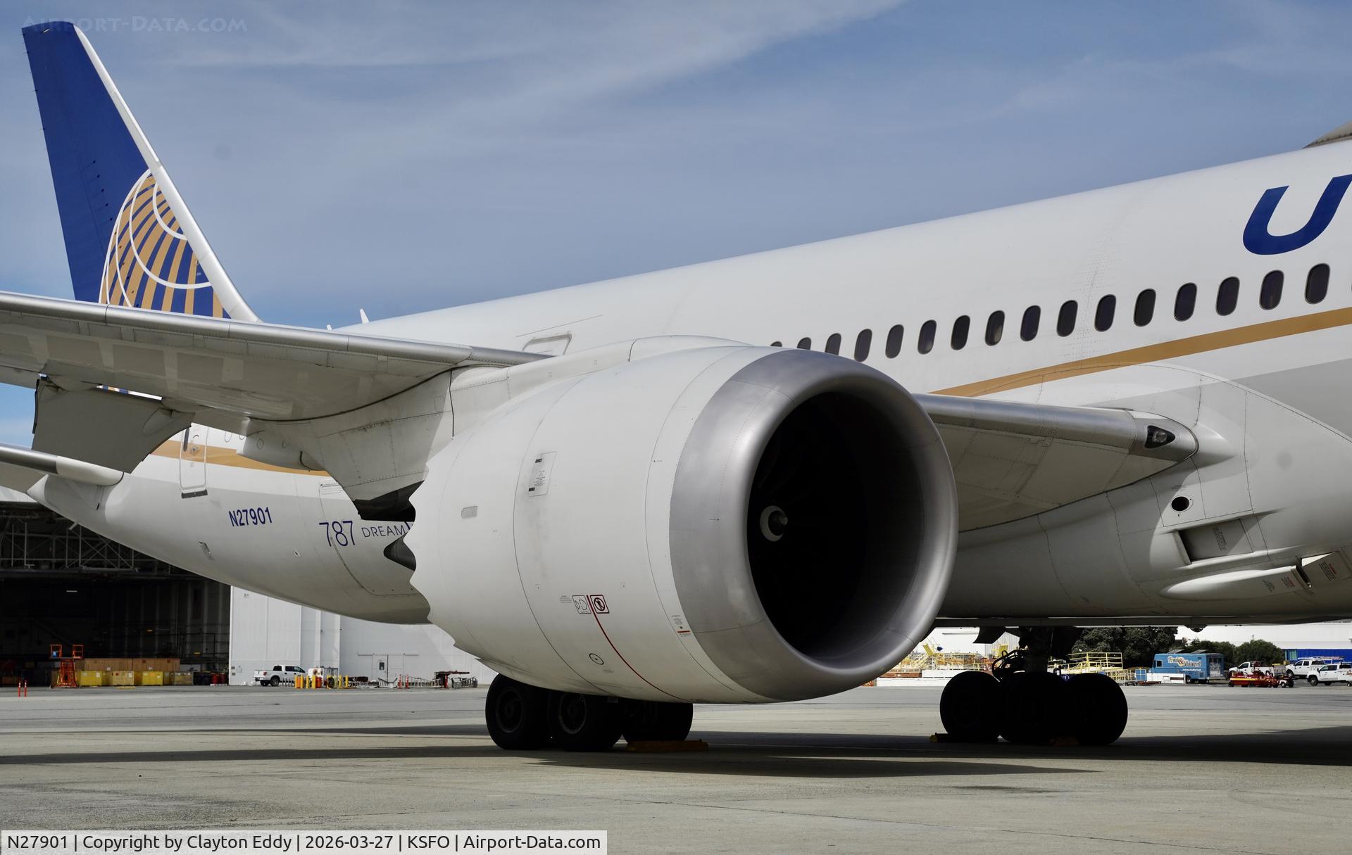 N27901, 2012 Boeing 787-8 Dreamliner C/N 34821, SFO 2026