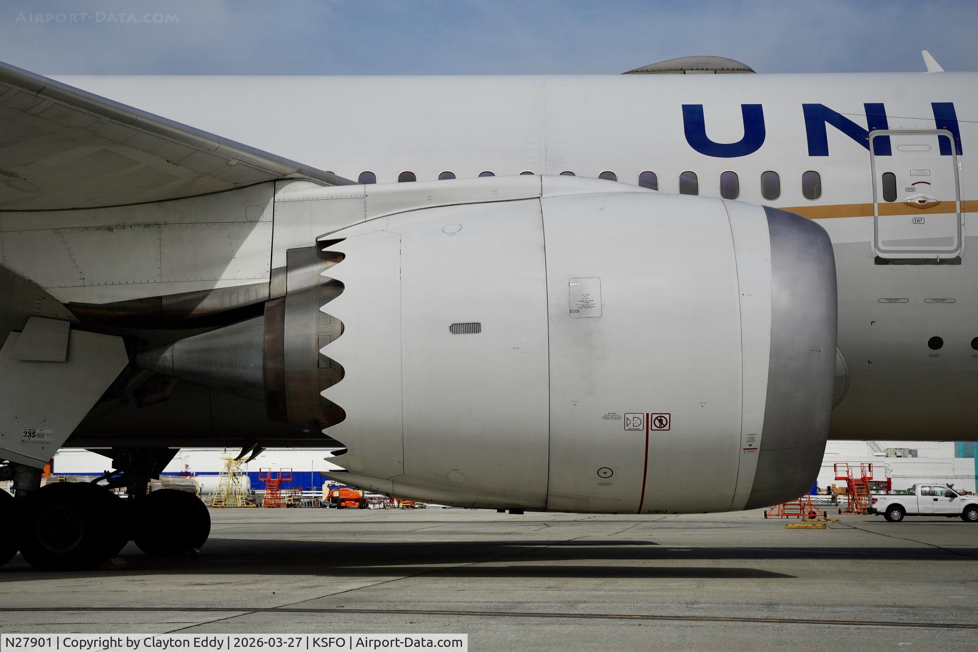 N27901, 2012 Boeing 787-8 Dreamliner C/N 34821, SFO 2026