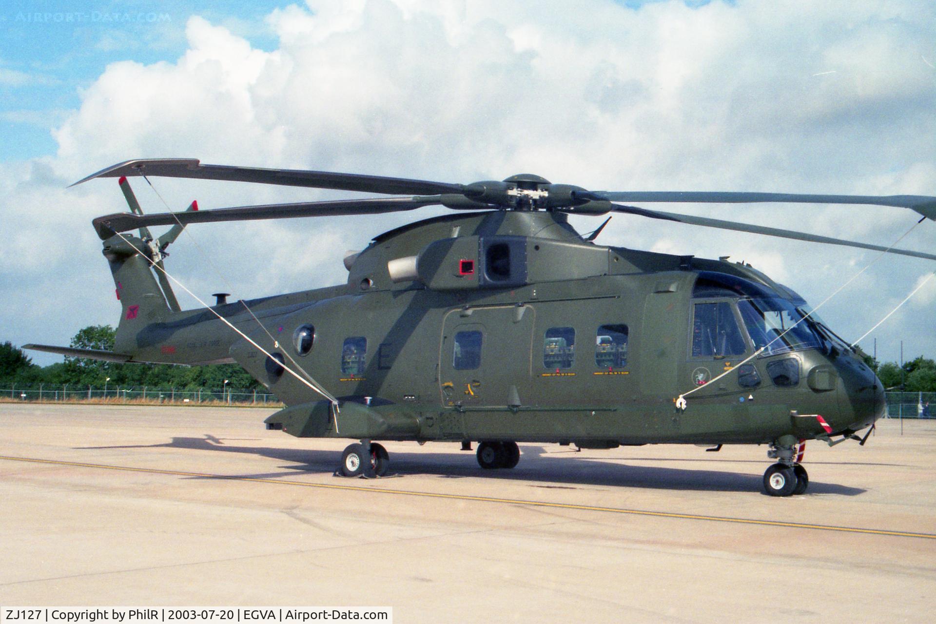 ZJ127, Westland Merlin HC.3 C/N 50149/RAF11, ZJ127 2001 WA Merlin HC3 RAF RIAT