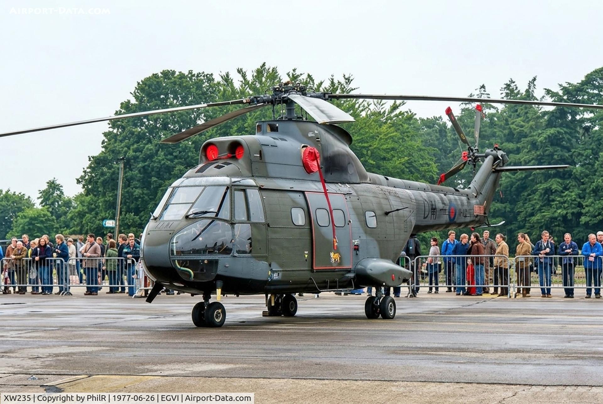 XW235, 1972 Westland Puma HC.1 C/N 1213, XW235 1972 Aerospatiale Puma HC1 RAF IAT 
