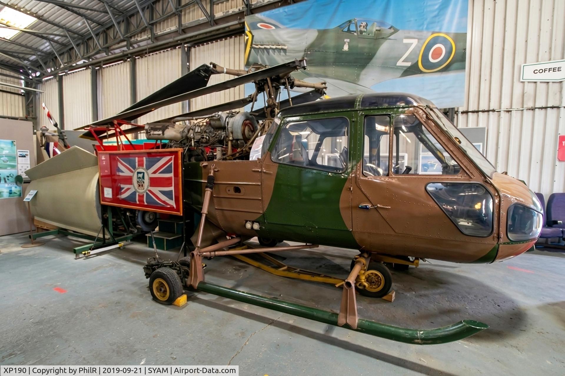 XP190, Westland Scout AH.1 C/N S2/8443, XP190 1961 Westland Scout AH1 SYAM Doncaster
