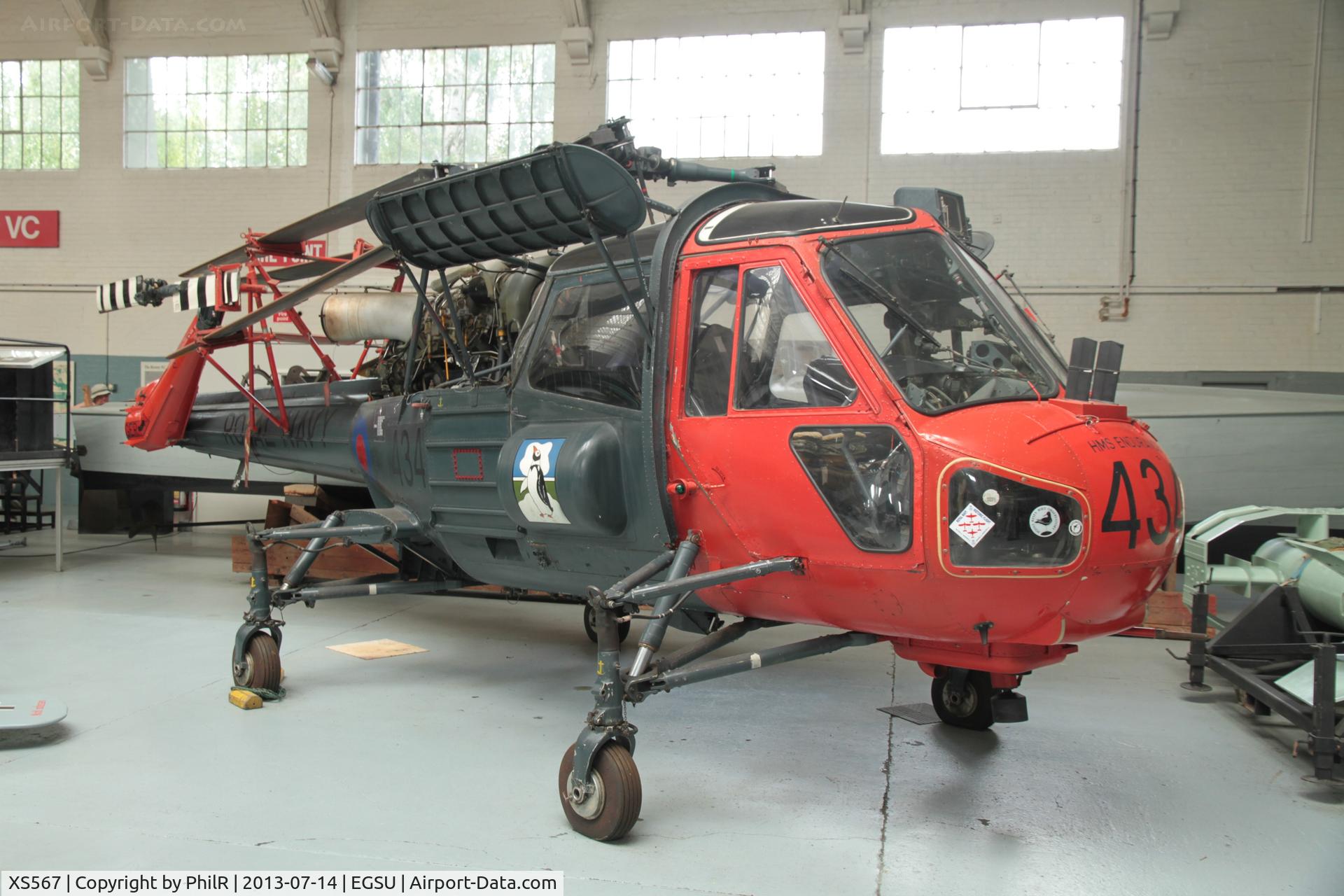 XS567, 1964 Westland Wasp HAS.1 C/N F9578, XS567 1964 Westland Wasp HAS1 RN Duxford 
