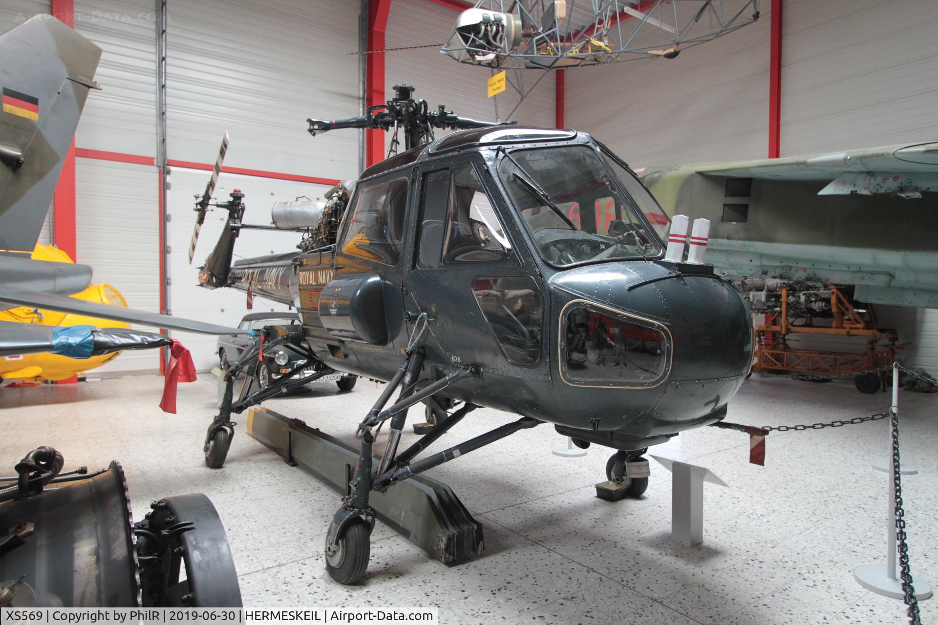XS569, Westland Wasp HAS.1 C/N F9580, XS569 1964 WS Wasp HAS1 Hermeskeil 
