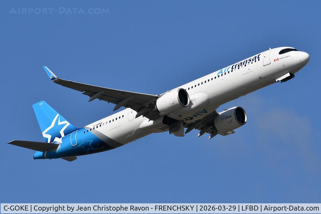 C-GOKE, 2024 Airbus A321-271NX C/N 11802, Bordeaux (BOD)	Montreal (YUL)	TS511