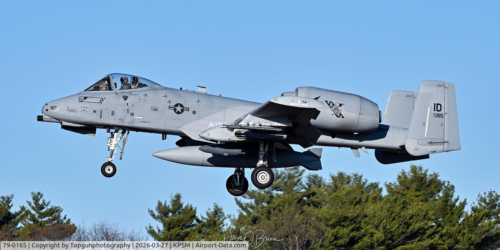 79-0165, 1980 Fairchild A-10C C/N A10-0429, 190th FS	Gowen Field ANGB, ID