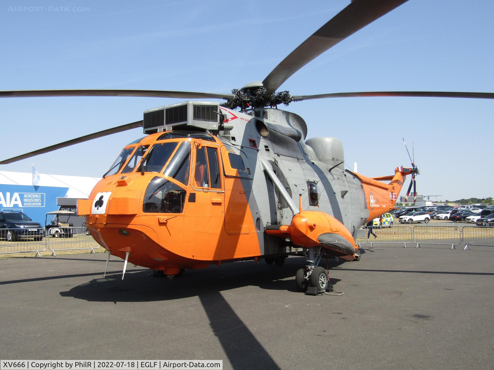 XV666, 1970 Westland Sea King HAR.5 C/N WA654, XV666 1970 Westland Sea King HAR5 Heli Operations FIA Farnborough

