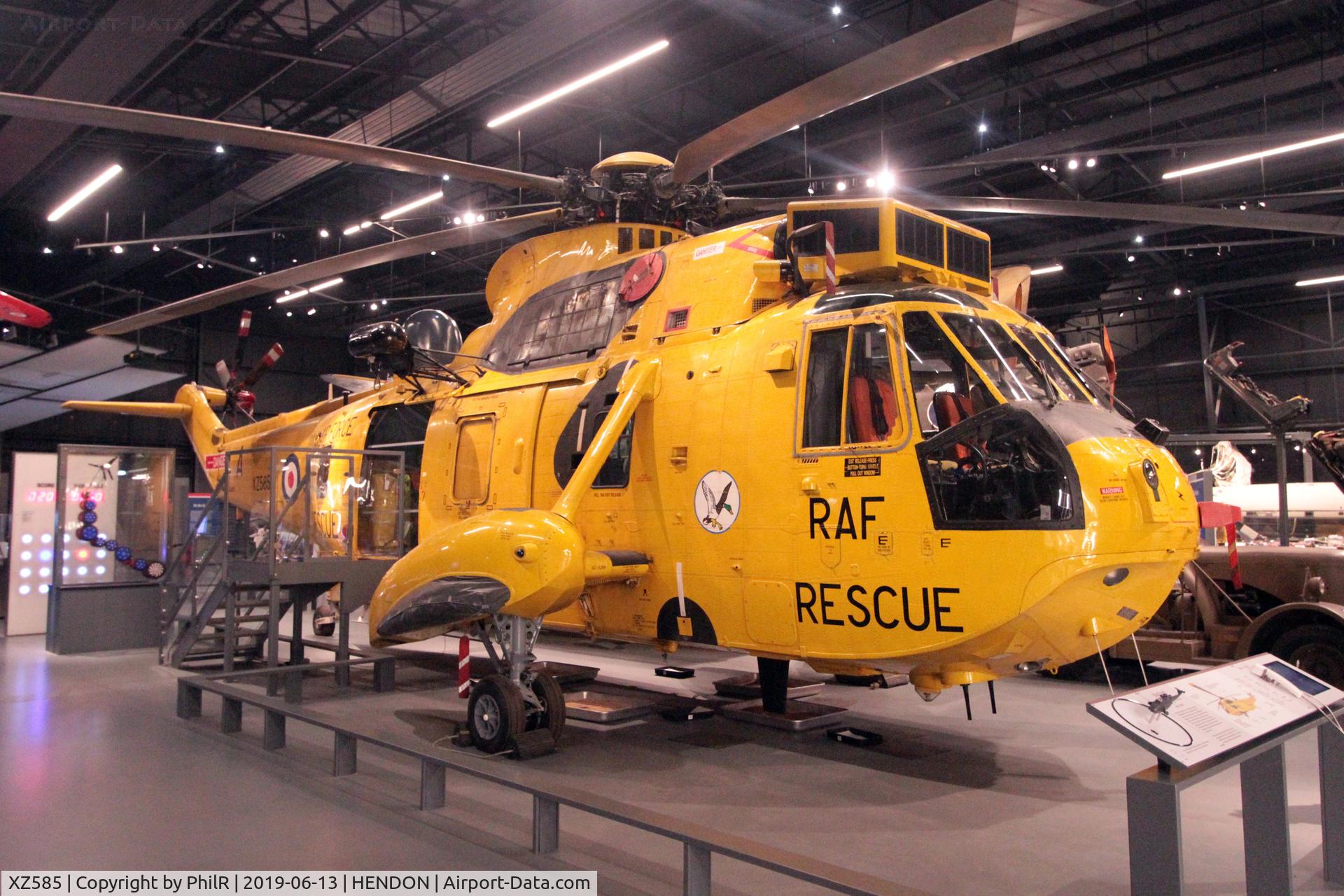 XZ585, 1977 Westland Sea King HAR.3 C/N WA851, XZ585 1977 WS61 Sea King HAR3 RAF Museum Hendon 
