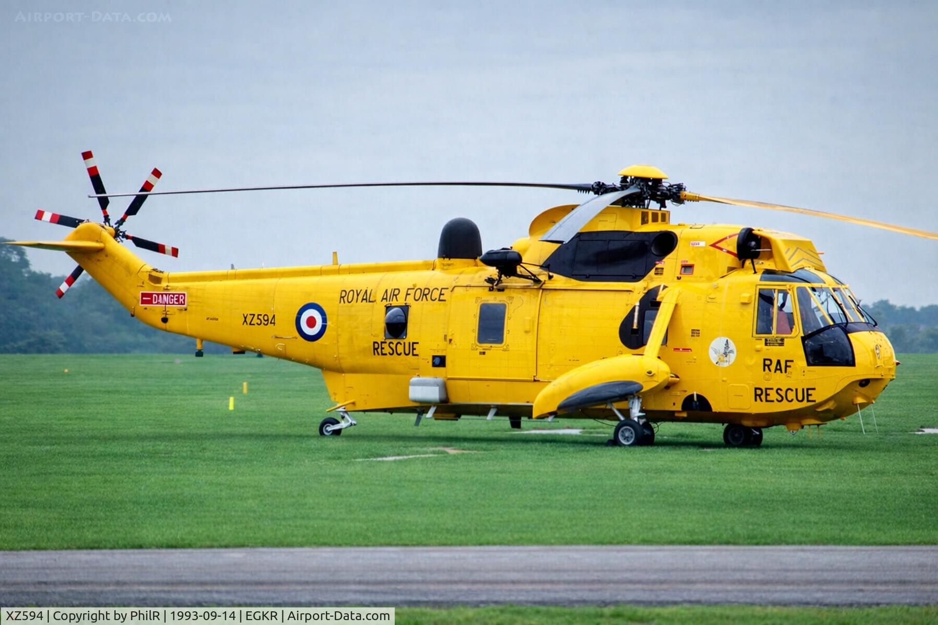 XZ594, 1978 Westland Sea King HAR.3 C/N WA860, XZ594 1978 WS61 Sea King HAR3 RAF Redhill 