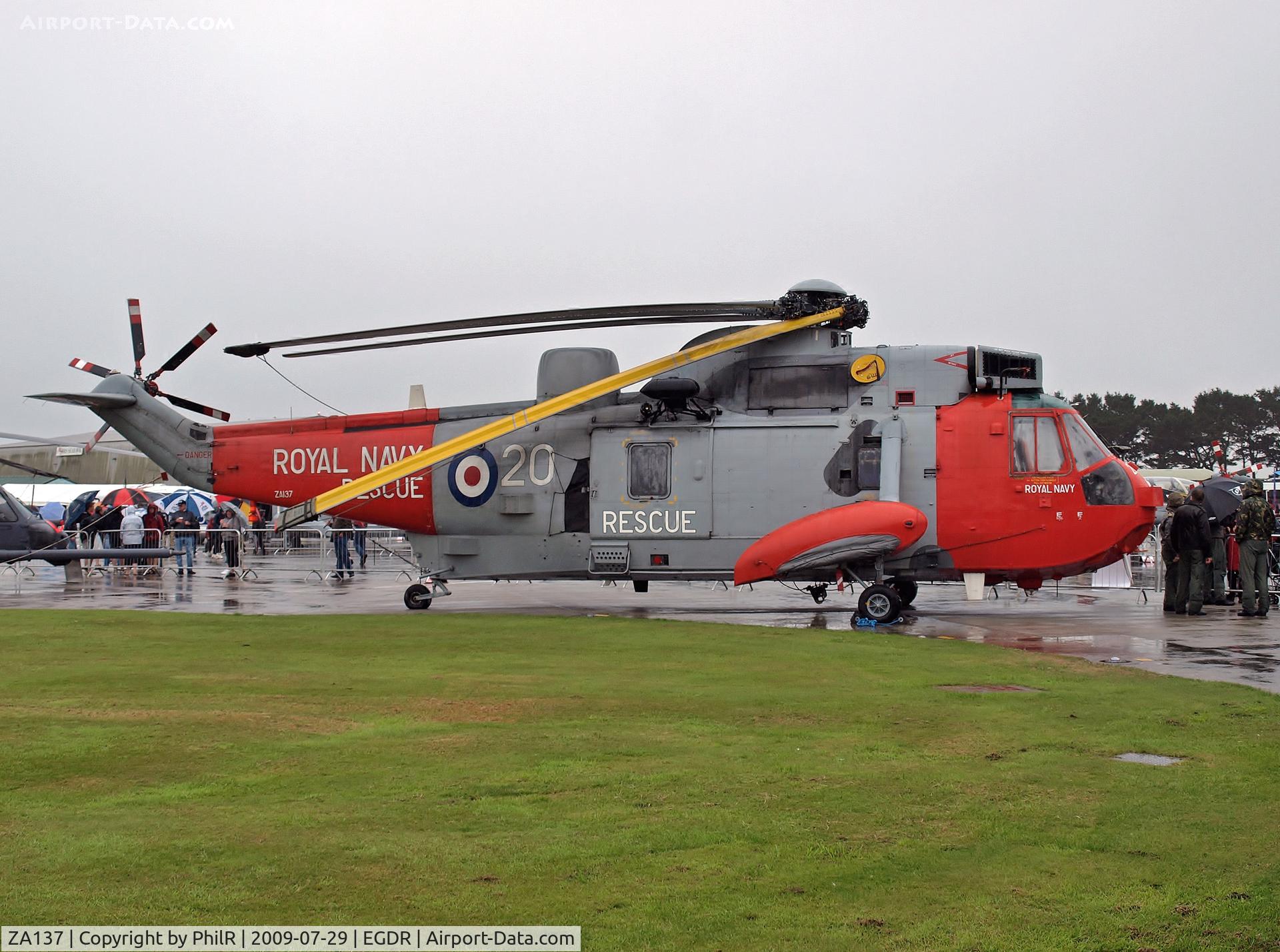 ZA137, 1981 Westland Sea King HU.5SAR C/N WA898, ZA137 1981 Westland WS61 Sea King HU5 SAR RN RNAS Culdrose 