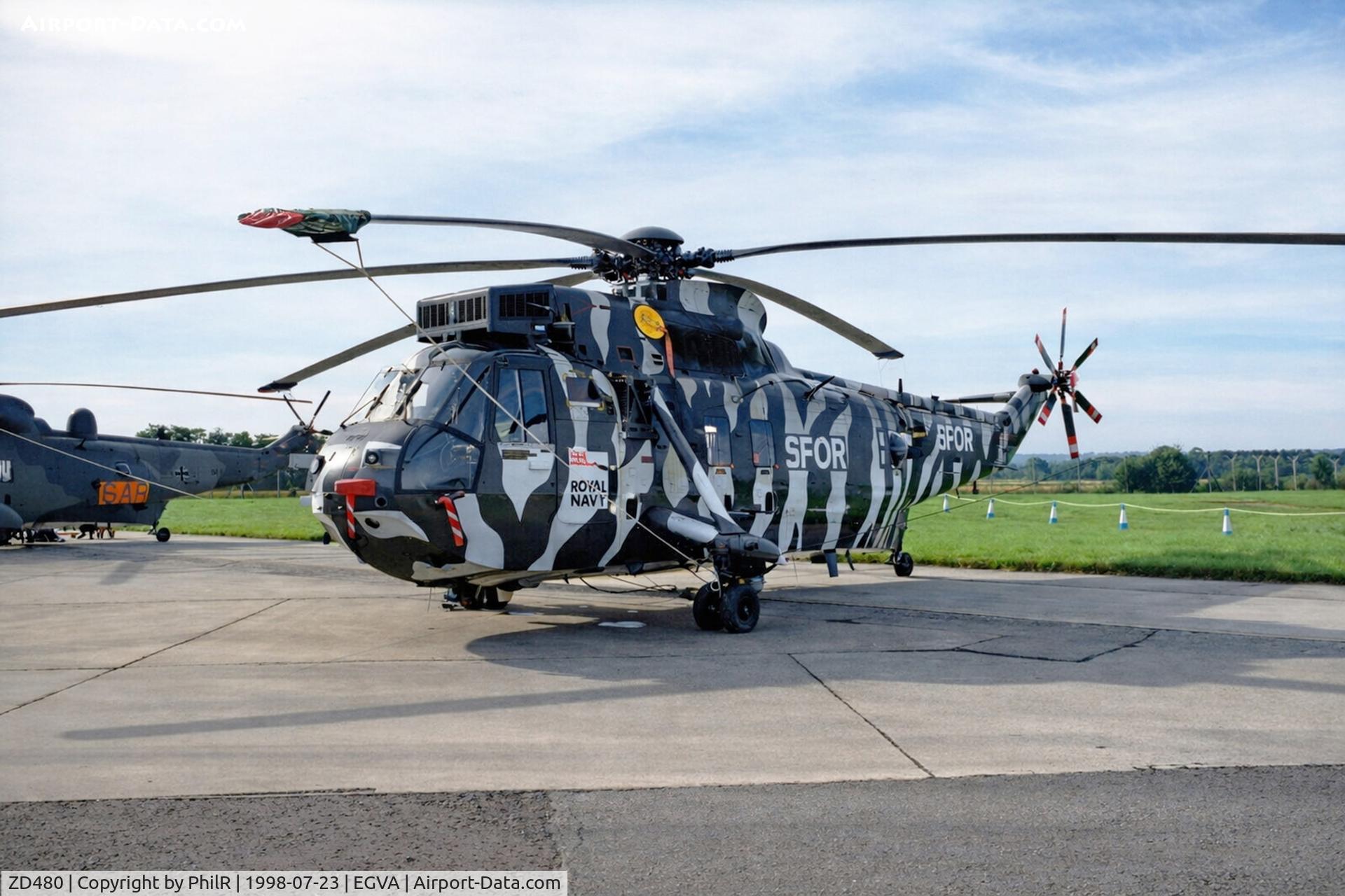 ZD480, 1984 Westland Sea King HC.4 C/N WA935, ZD480 1984 Westland WS61 Sea King HC4 RAF RIAT 
