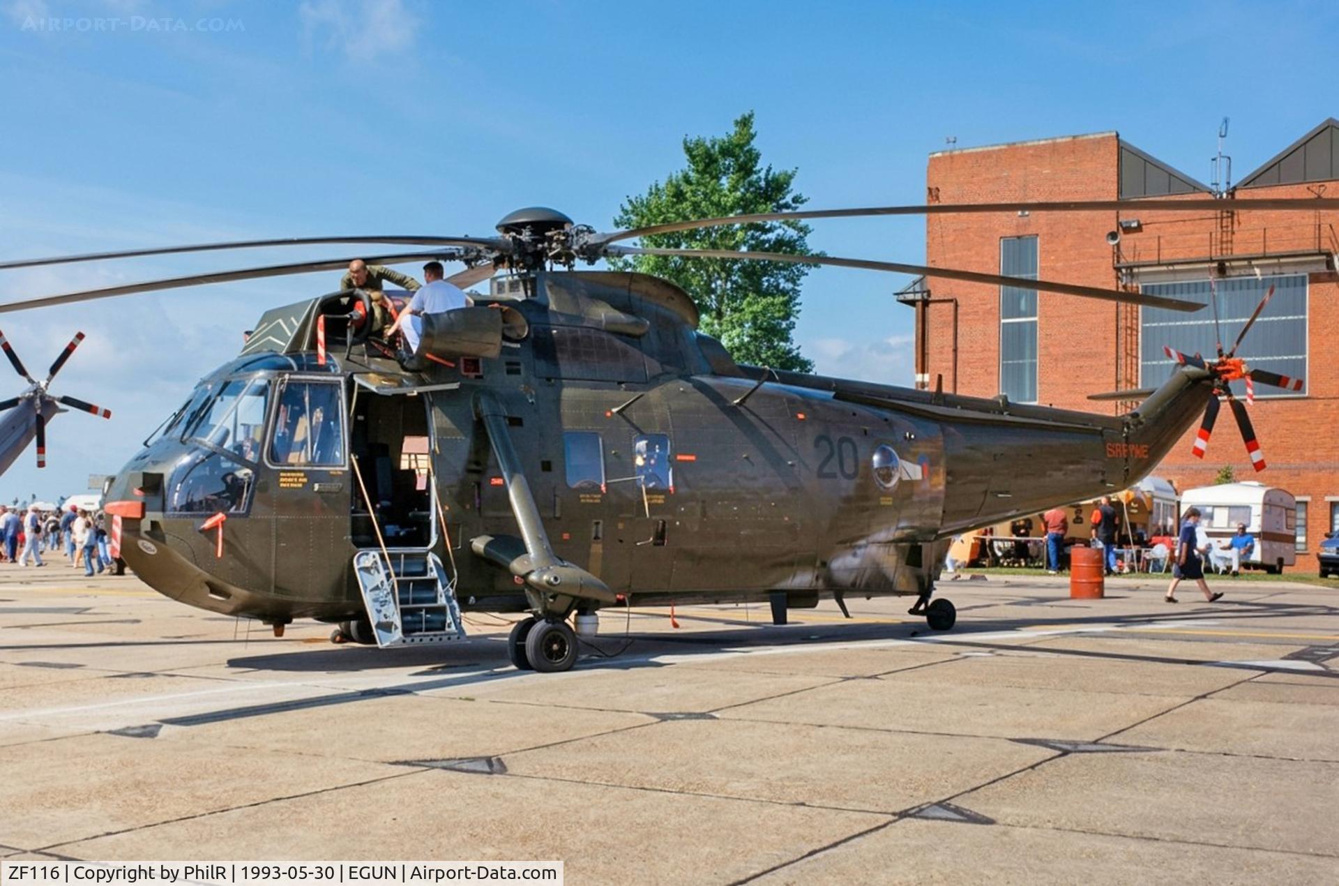 ZF116, 1986 Westland Sea King HC.4 C/N WA962, ZF116 1986 WS61 Sea King HC4 RAF Mildenhall

