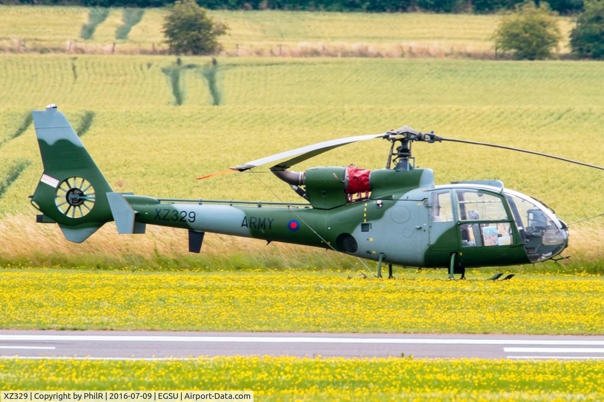 XZ329, 1977 Westland SA-341B Gazelle AH1 C/N 1648, XZ329 (G-BZYD) 1977 Westland Gazelle AH1 AAC Flying Legends Duxford 
