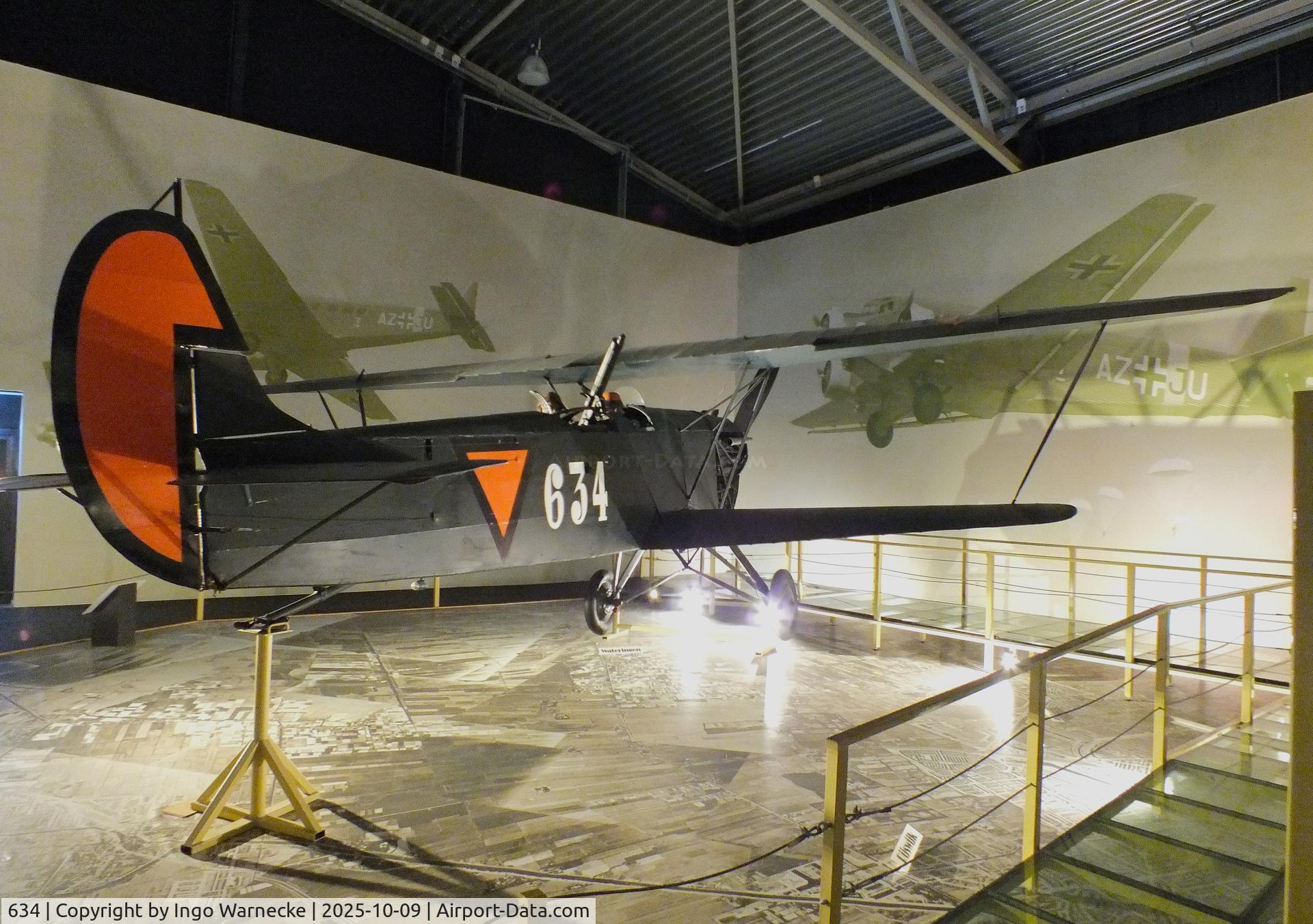 634, Fokker C.VD C/N 4931, Fokker C.V-D at the Aviodrome, Lelystad