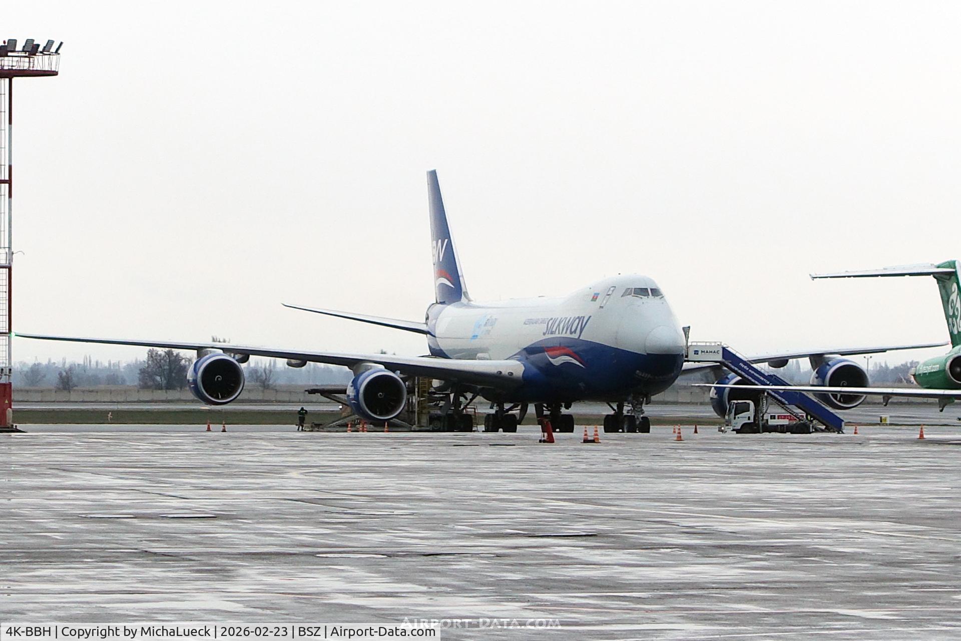 4K-BBH, 2016 Boeing 747-83QF C/N 62708, At Bishkek Manas Airport