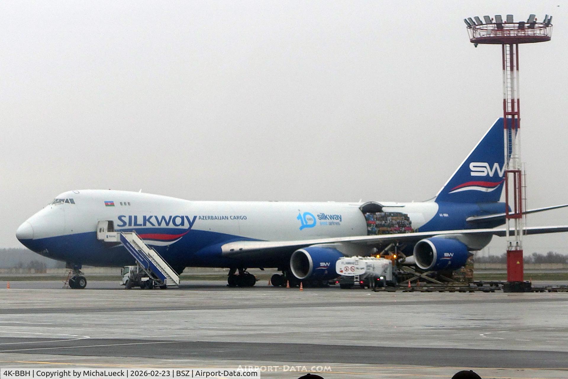 4K-BBH, 2016 Boeing 747-83QF C/N 62708, At Bishkek Manas Airport