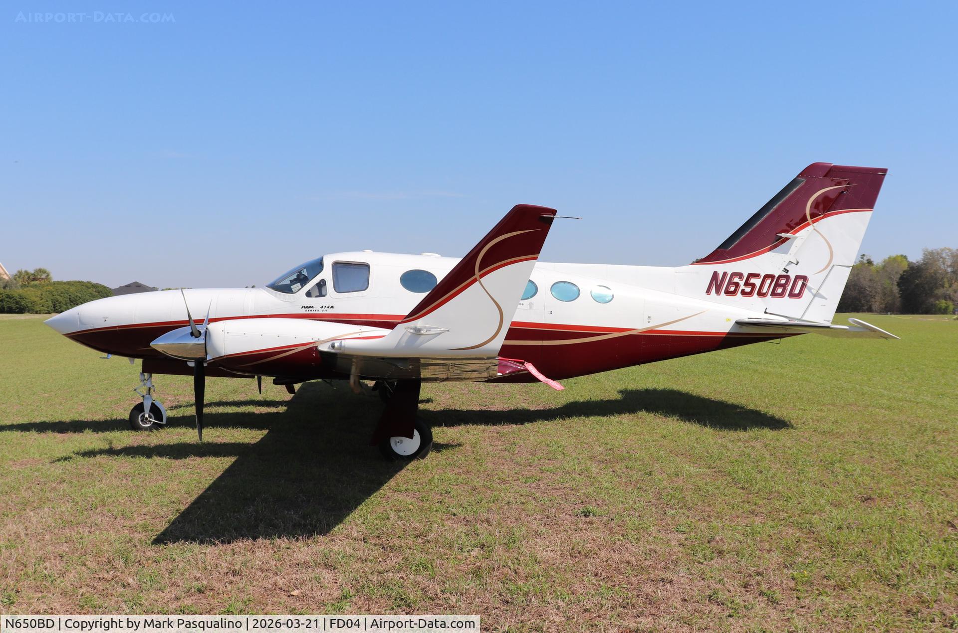 N650BD, Cessna 414A Chancellor Chancellor C/N 414A0404, Cessna 414A