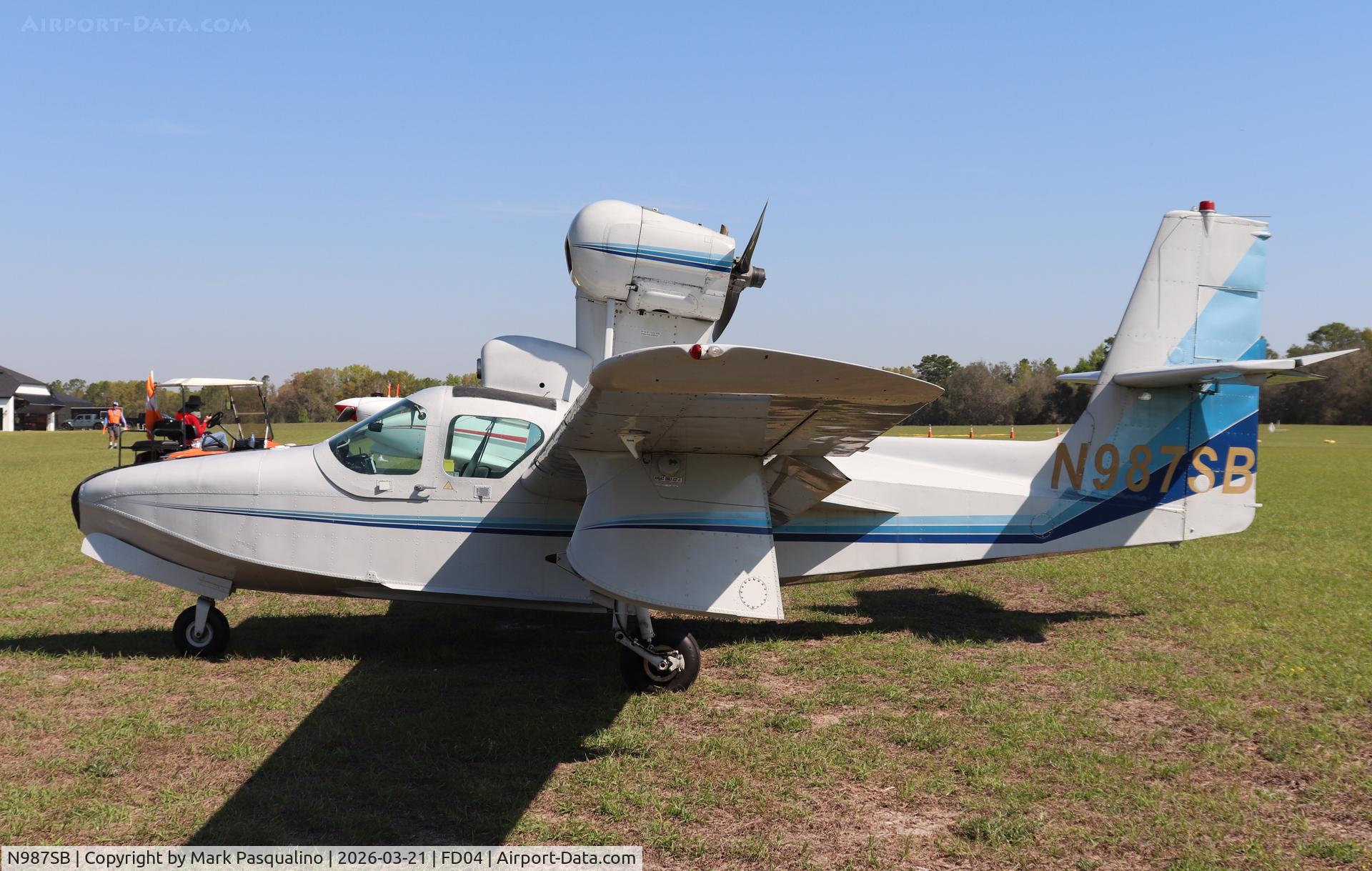 N987SB, 1973 Lake LA-4-200 Buccaneer Buccaneer C/N 568, Lake LA-4-200