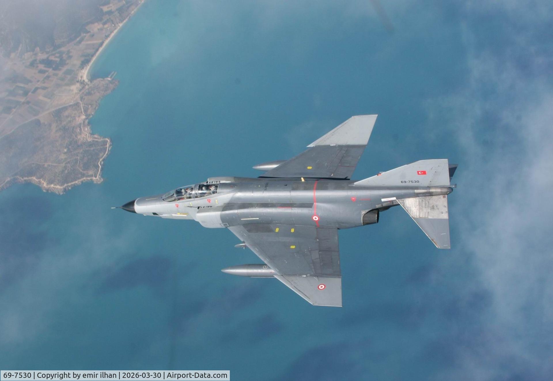 69-7530, 1969 McDonnell Douglas RF-4E Phantom II C/N 4188, in turkish use