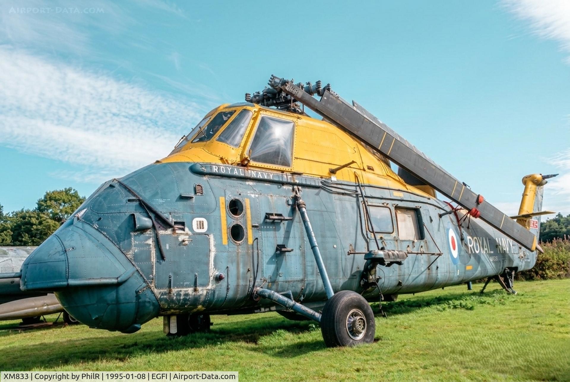 XM833, 1961 Westland Wessex HAS.3 C/N WA14, XM833 1960 Westland WS60 Wessex HAS3 RN IHM Weston 
