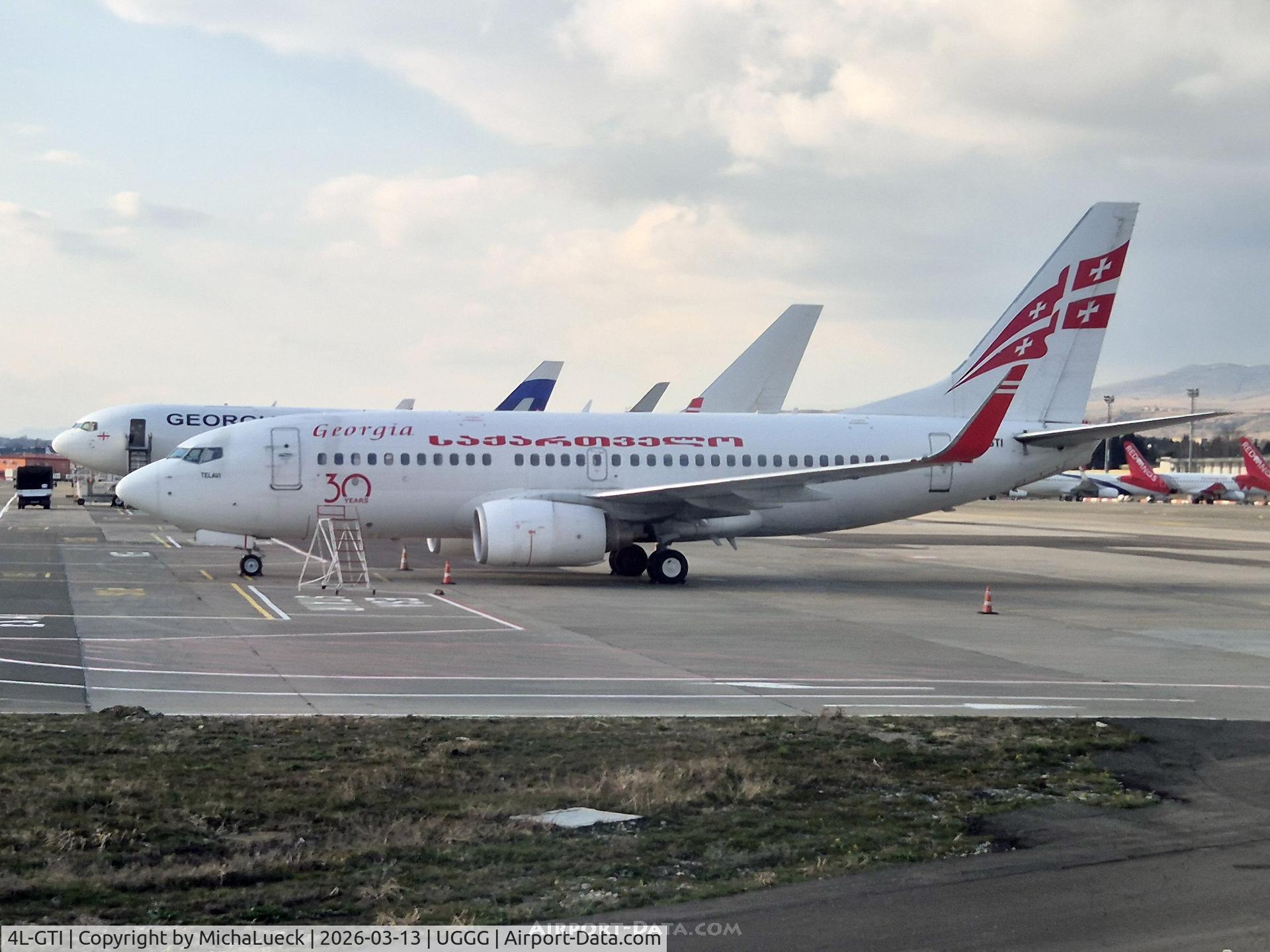 4L-GTI, 2008 Boeing 737-7CT C/N 35086, At Tbilisi