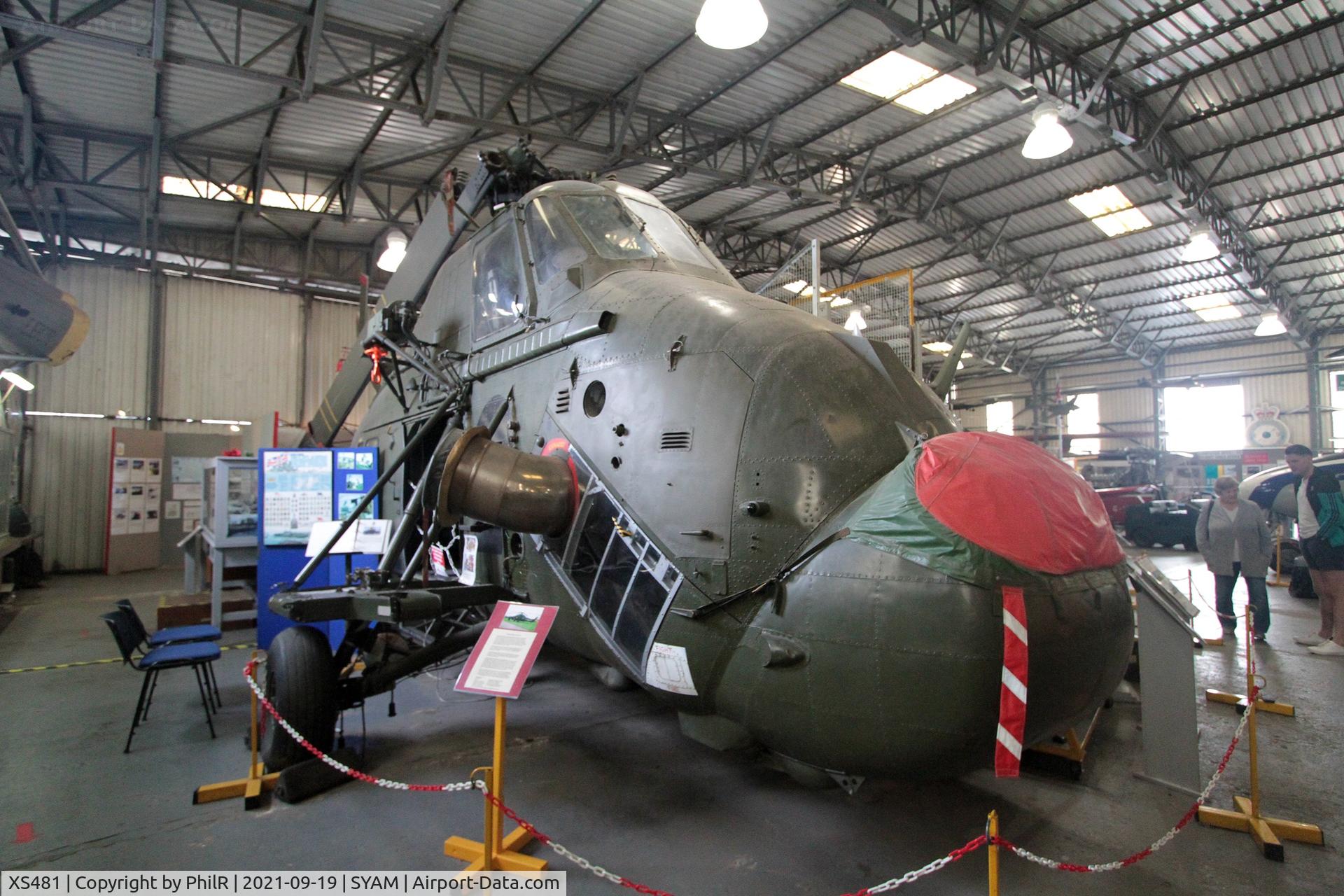 XS481, 1963 Westland Wessex HU.5 C/N WA155, XS481 1963 Westland WS58 HU5 SYAM Doncaster 19.09.21.JPG
