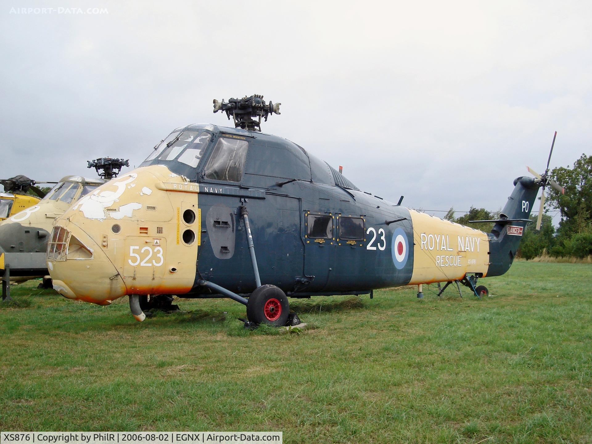 XS876, Westland Wessex HAS.1 C/N WA256, XS876 1966 Westland WS60 Wessex HAS1 RAF East Midlands Aeropark 
