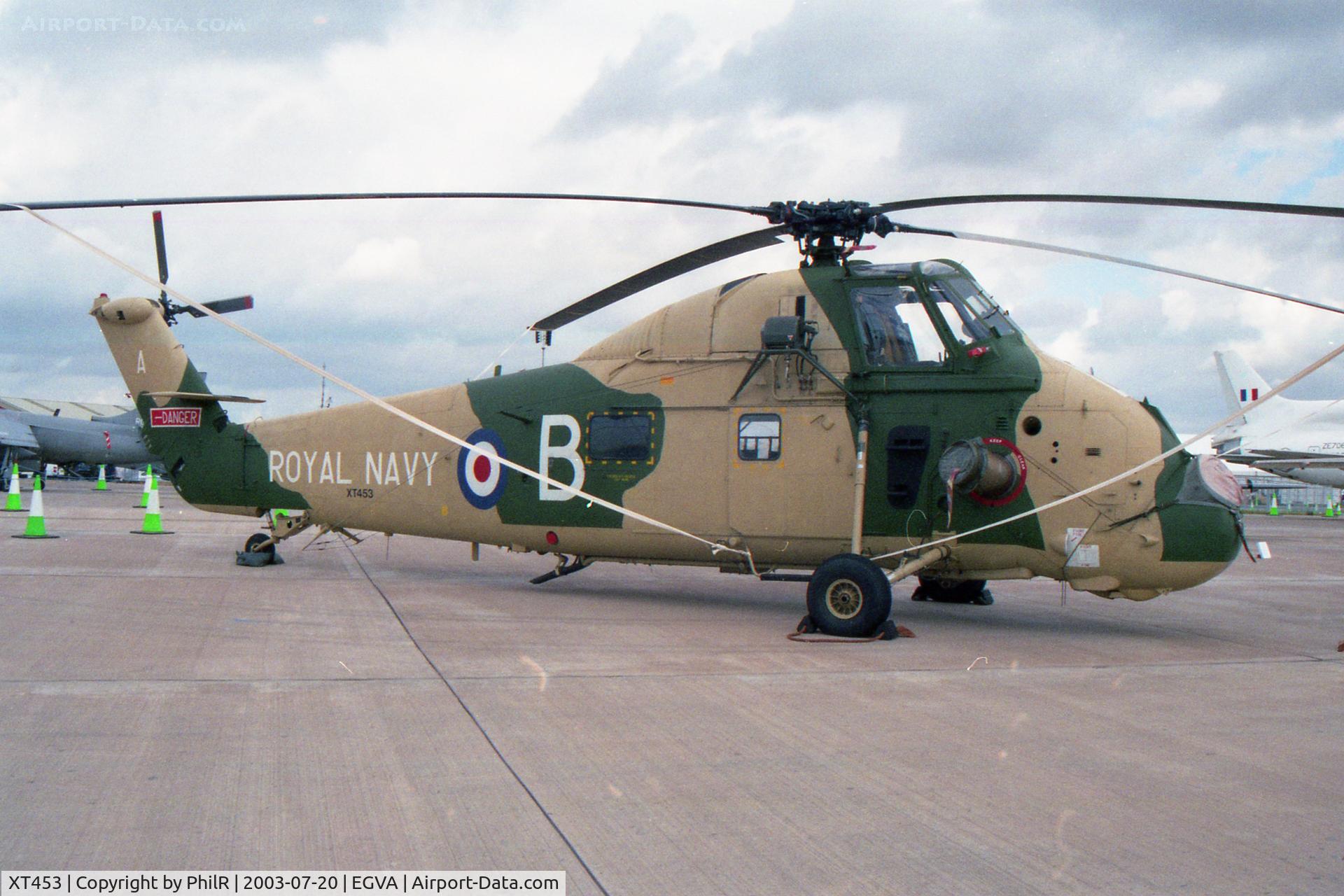 XT453, 1965 Westland Wessex HU.5 C/N WA275, XT453 1965 Westland WS60 Wessex HU5 RAF Anniversary of Flight RIAT Fairford 