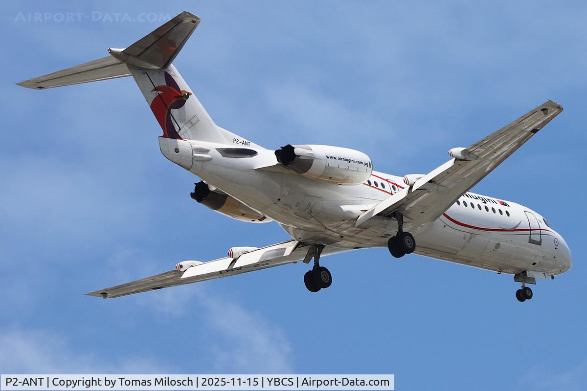 P2-ANT, 1996 Fokker 70 (F-28-0070) C/N 11577, Heading for Port Moresby
