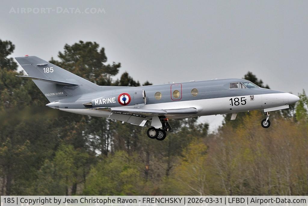 185, Dassault Falcon 10MER C/N 185, France - Navy FNY55H9 from Landivisiau LDV