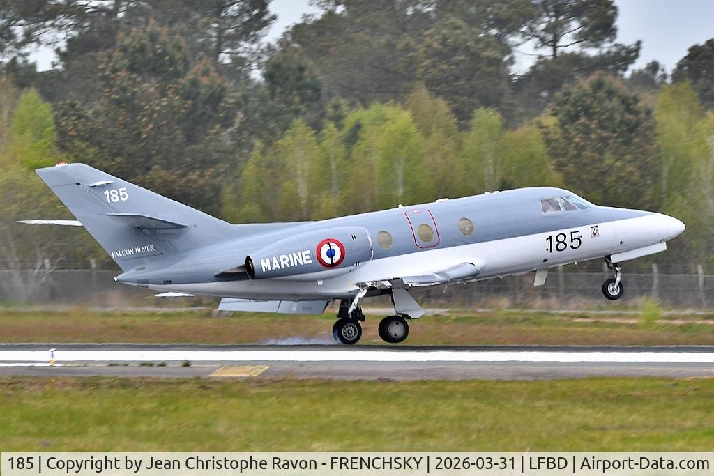 185, Dassault Falcon 10MER C/N 185, France - Navy FNY55H9 from Landivisiau LDV