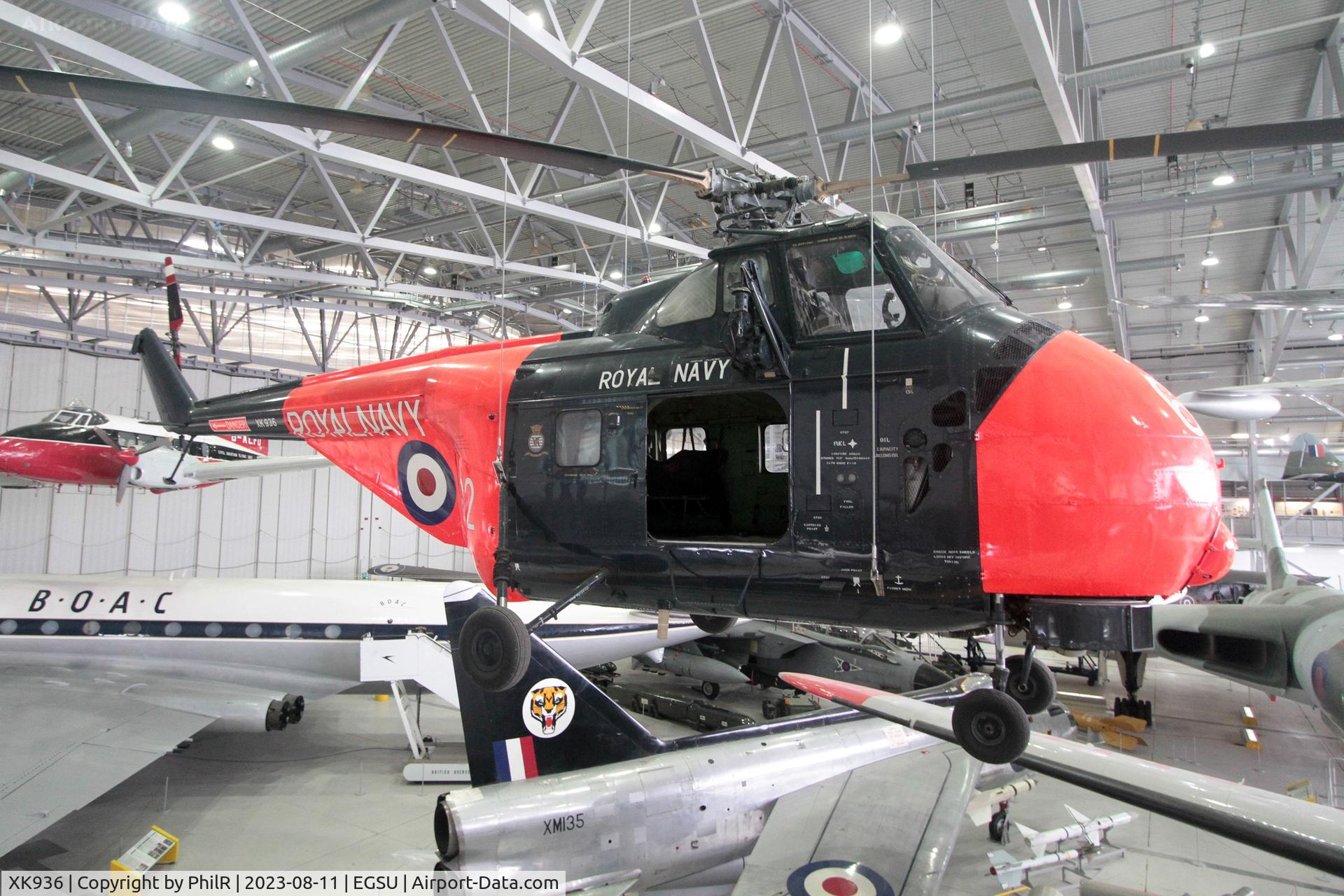 XK936, 1957 Westland Whirlwind HAS.7 C/N WA163, XK936 1957 Westland WA55 Whirlwing HAS7 RN IWM Duxford 
