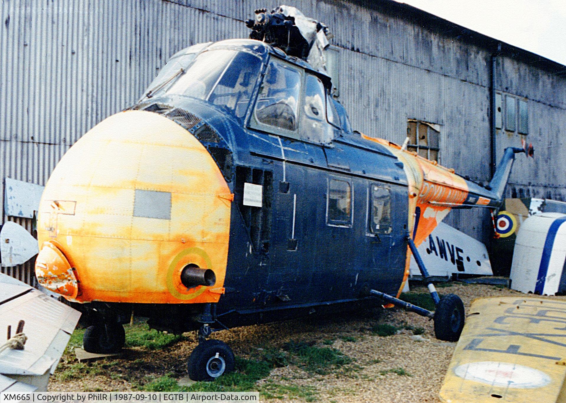 XM665, 1958 Westland Whirlwind HAS.7 C/N WA256, XM665 1958 Westland Whirlwind HAS7 RN Booker Aircraft Museum 
