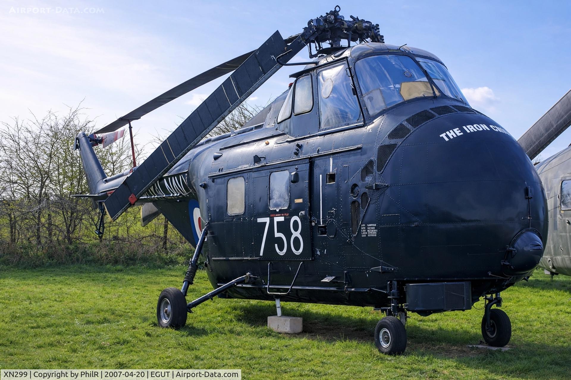 XN299, 1959 Westland Whirlwind HAS.7 C/N WA279, XN299 WS58 Whirlwind HAS.7 RN Tangmere Military Aviation Museum 
