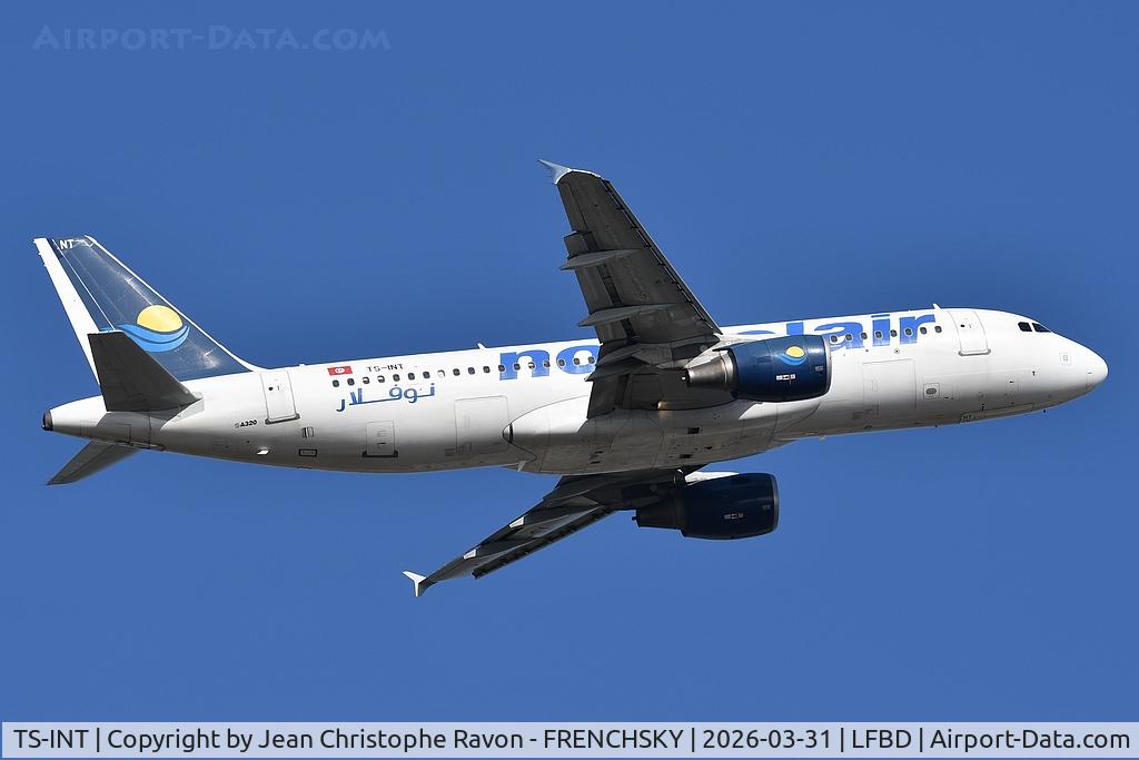 TS-INT, 2009 Airbus A320-214 C/N 3798, Bordeaux (BOD)	Djerba (DJE)	BJ771