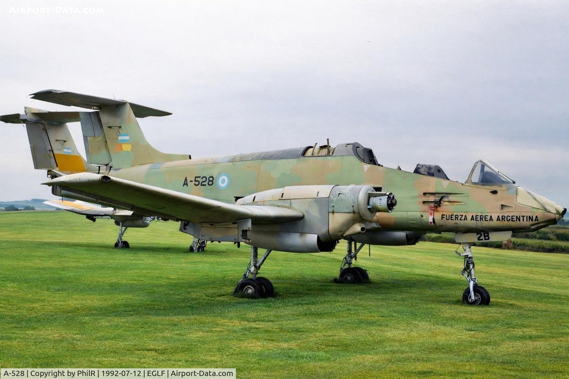 A-528, 1979 FMA IA-58A Pucará C/N 028, A-528 1979 IA 58A Pucara Fuerza Aérea Argentina Middle Wallop