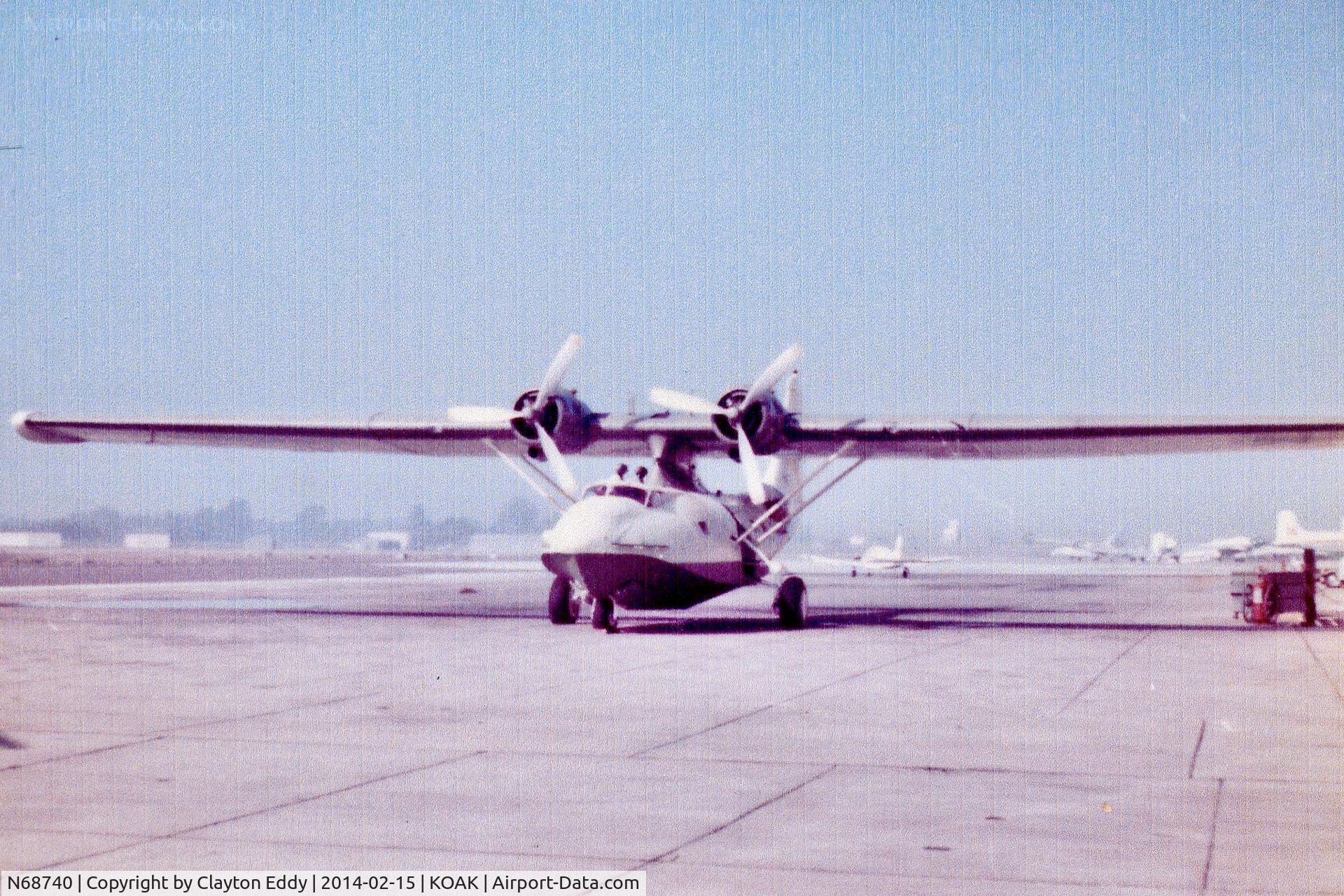 N68740, 1951 Consolidated Vultee 28-5ACF C/N 407, North Oakland airport in California early 1970's