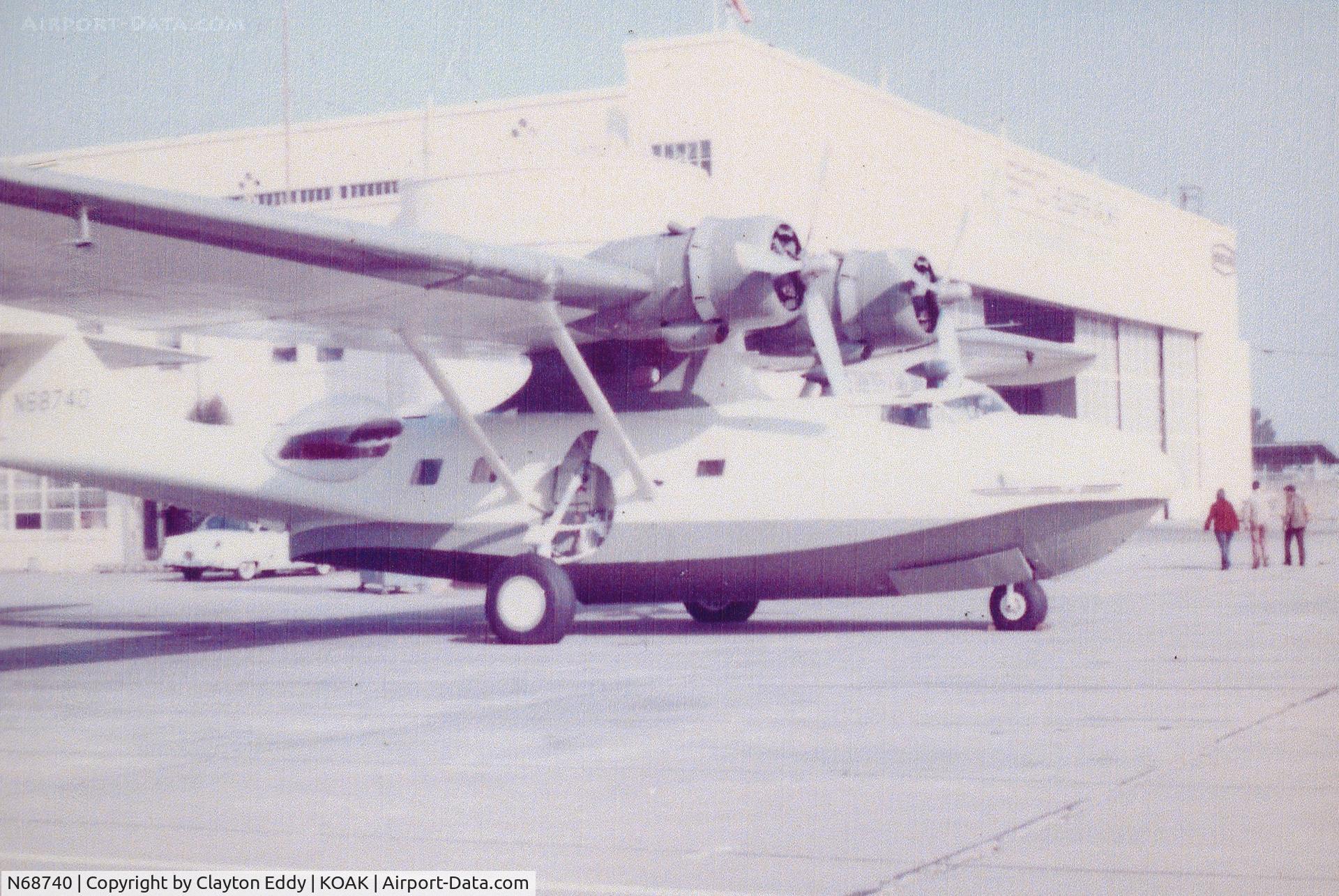 N68740, 1951 Consolidated Vultee 28-5ACF C/N 407, North Oakland airport in California early 1970's