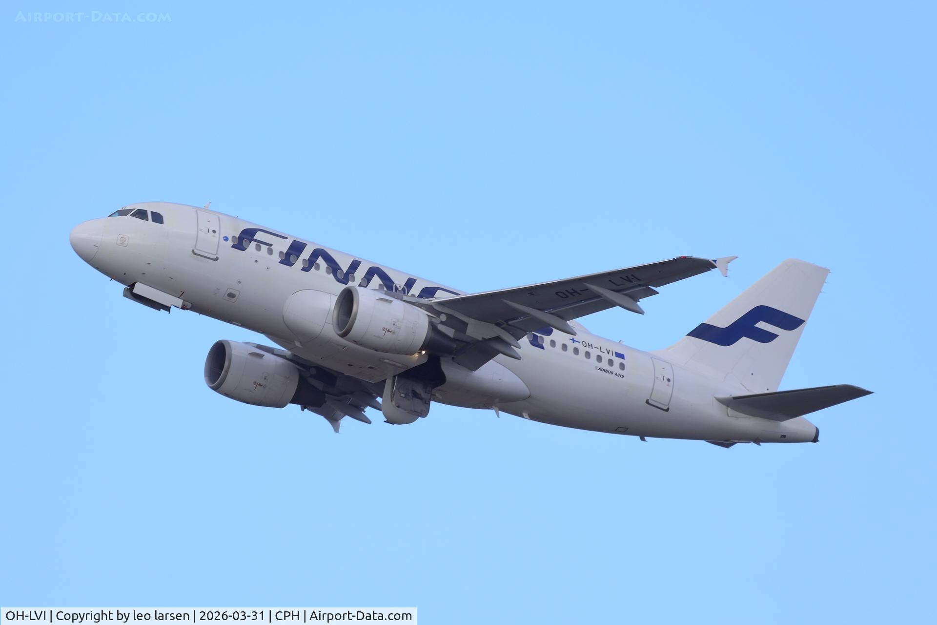OH-LVI, 2000 Airbus A319-112 C/N 1364, Copenhagen 31.3.2026